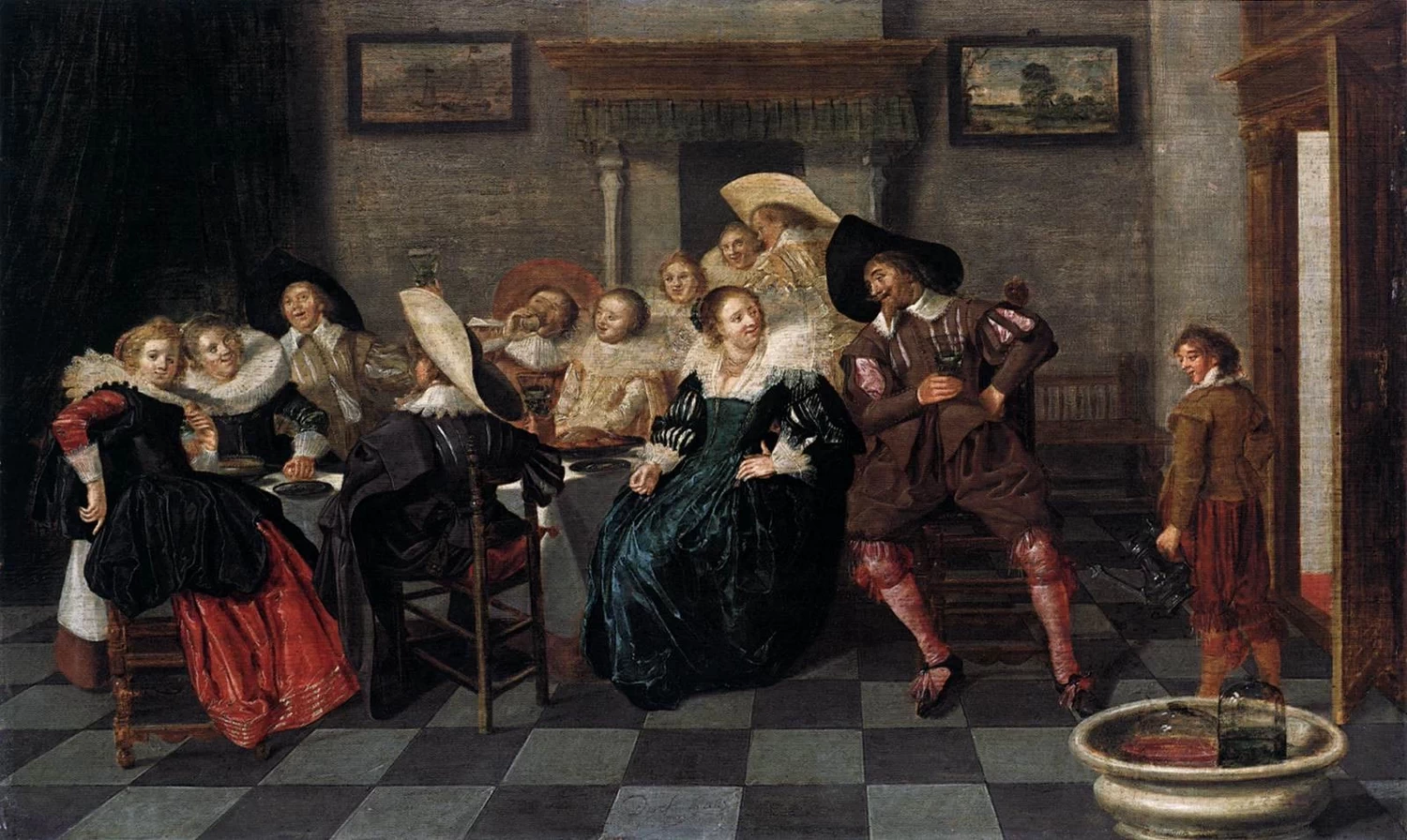 Un banchetto - Metropolitan Museum of Art, New York